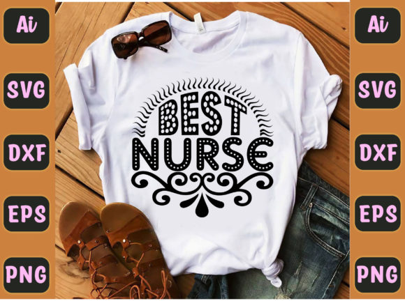 Best Nurse 9: A Heartfelt Embroidery Design