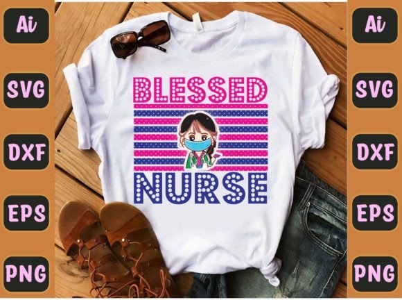 Blessed Nurse 57: A Touch of Grace for Your Embroidery