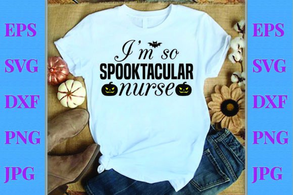 Halloween Svg Design: I’m so Spooktacular