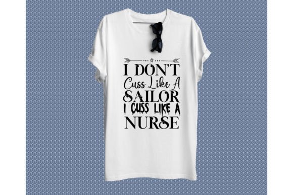 Humorous Embroidery: I Don’t Cuss Like a Sailor