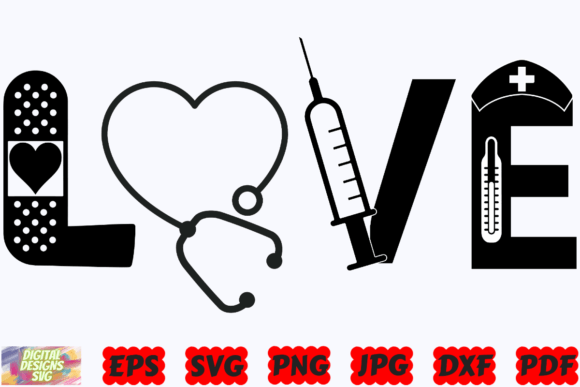 Love Nurse SVG: A Heartfelt Embroidery Design