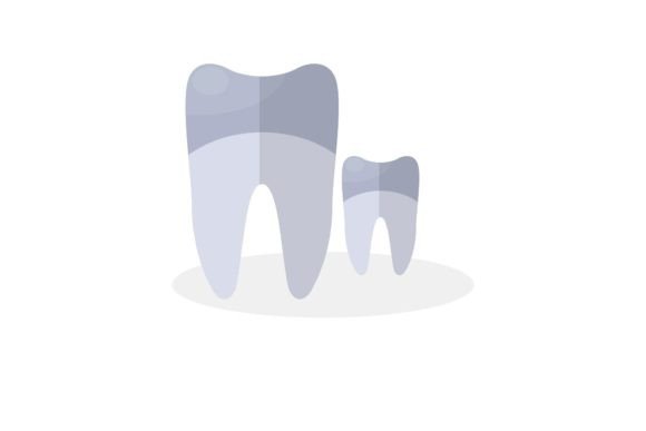 Medical Tooth Flat Icon: A Versatile Design for Embroidery