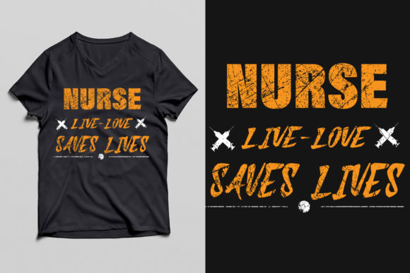 NURSE SAVE LIFE: A Heartfelt T-Shirt Design