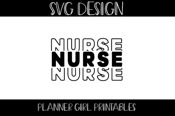 Nurse SVG Design for Embroidery Projects