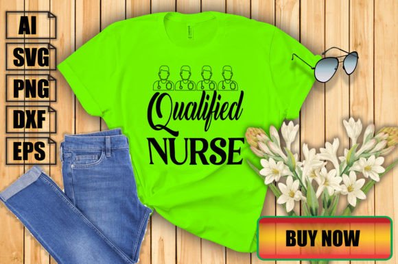 Qualified Nurse: A Professional and Versatile Embroidery Design
