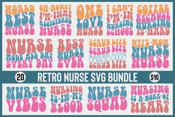 Retro Nurse Svg Bundle Vol 3: A Nostalgic Embroidery Gem
