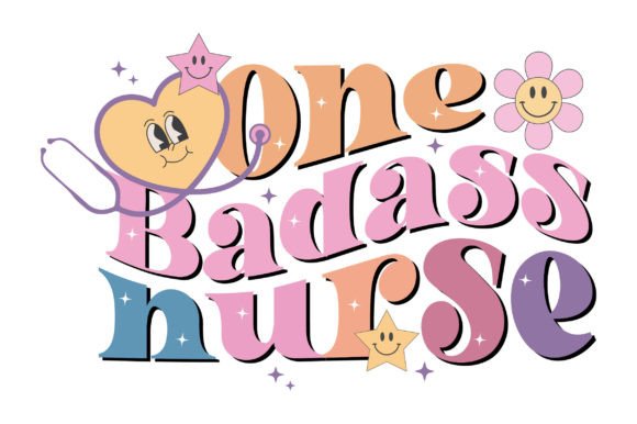 Retro One Badass Nurse Svg: A Bold Embroidery Choice