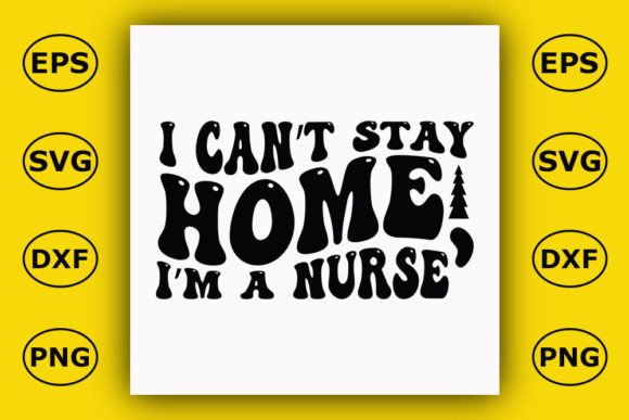 Retro Stay Home T-shirt Design, I Can’t