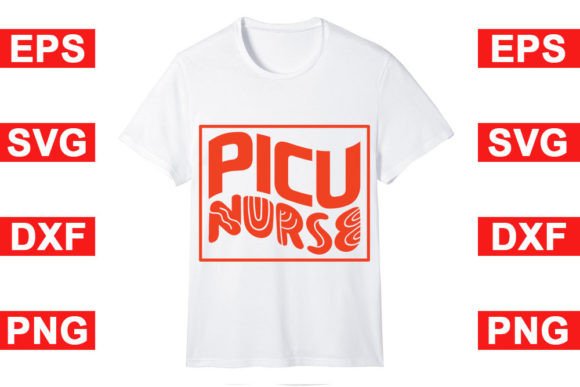 Review: PICU Nurse T Shirt Design for Embroidery