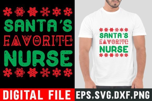 Santas Favorite Nurse: A Festive and Heartwarming Design