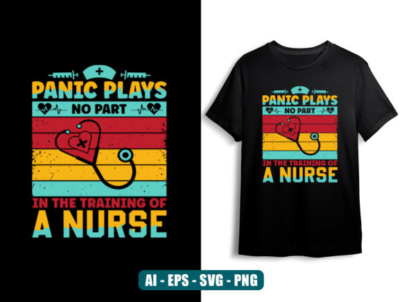 Trendy Nurse T-shirt Design Vector Review